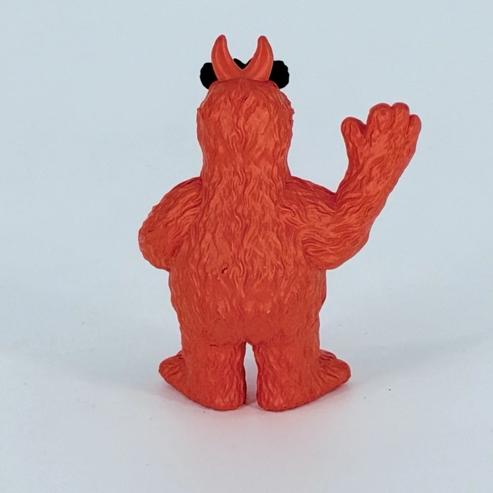 Sesame‎ Street Frazzle Monster Orange PVC Figure Fill-A-Bus 3″ SeaWorld Rare HTF